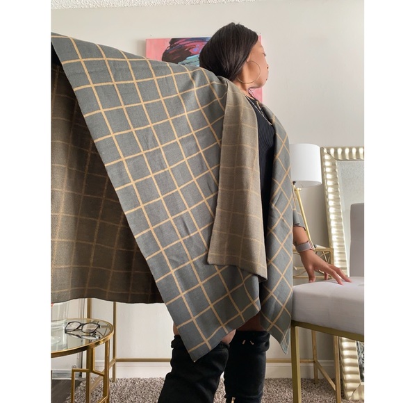 Charter Club Stripe Cape - Picture 2 of 4